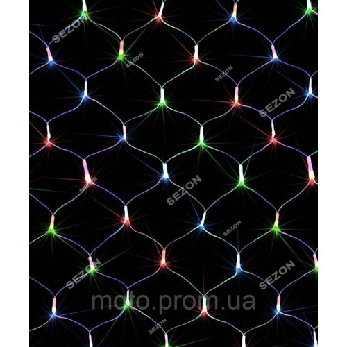 Сітка 160 LED 2м*1,5м, мульті