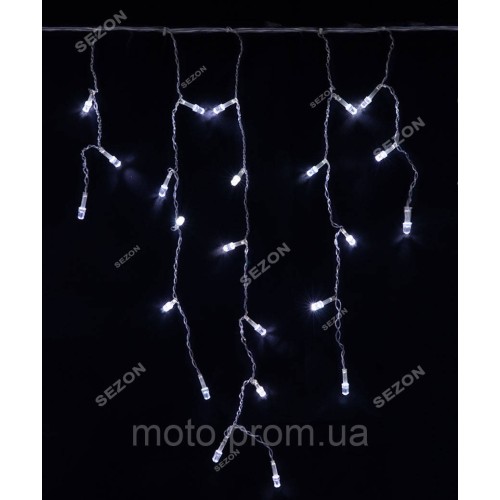 Штора-дощик РУБІН 200 LED черн/пров, 5м*0.5м, білий теплий