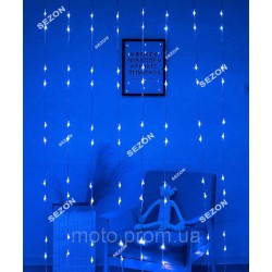 Водоспад 240 LED 3м*2м, синій Водоспад 240 LED 3м*2м, синій