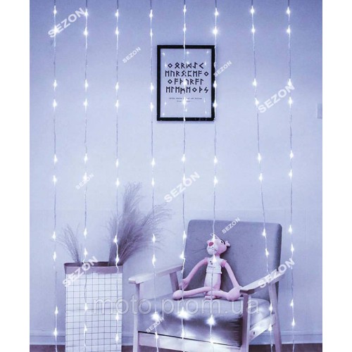 Водоспад 240 LED 3м*2м, білий