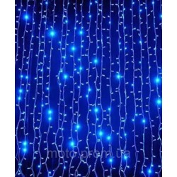 Штора 480 LED 3м*3м, (20 ліній) синя Штора 480 LED 3м*3м, (20 ліній) синя