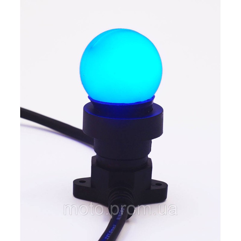 Лампочка LED 3W E-27 синя