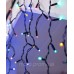 Вул. БАХРОМА 100 LED 5м*0,6м, чорний каучук 3.3мм, мульті