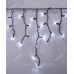 Вул. БАХРОМА 100 LED 5м*0,6м, чорний каучук 3.3мм, білий+ FLASH