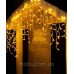 Вул. БАХРОМА 100 LED 5м*0,6м, білий каучук 3.3мм, білий теплий+FLASH