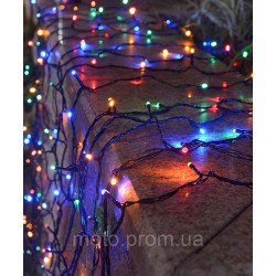 Гірлянда-феєрверк 160LED 8м, чорний ПВХ 1,8мм, мульті Гірлянда-феєрверк 160LED 8м, чорний ПВХ 1,8мм, мульті