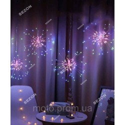 Гірлянда 500LED пучок-фейерверк 5штук, 3м*0,6м, мульти Гірлянда 500LED пучок-фейерверк 5штук, 3м*0,6м, мульти
