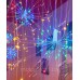 Гірлянда 500LED пучок-фейерверк 5штук, 3м*0,6м, мульти