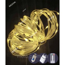 РОСА люкс100 LED (крупная лампочка) 10м, теплий білий