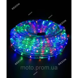 Дюралайт 3-жильн круглий LED 18м, мульті