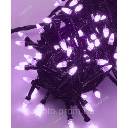 КОНУС 100 led чорний провід, фіолетовий