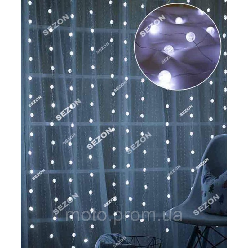 Штора-роса 240 led