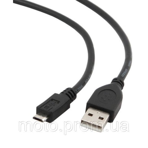 Кабель USB - Micro, чорний