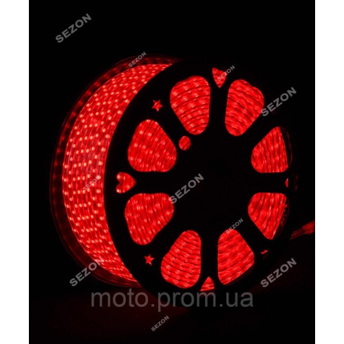 LED стрічка 5050, 100м, червоний