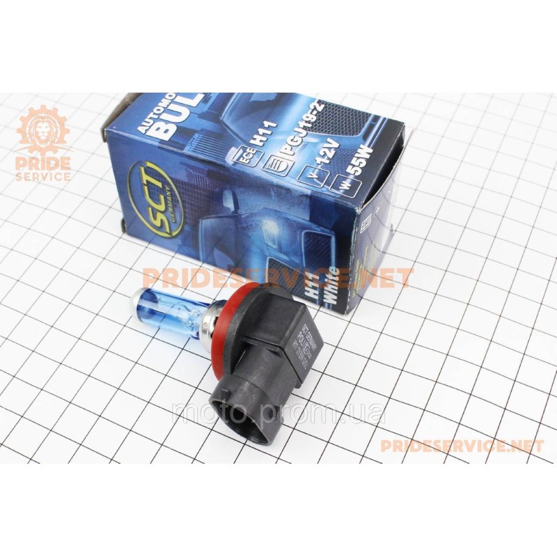 Лампа фари галоген H11 12V 55W PGJ19-2