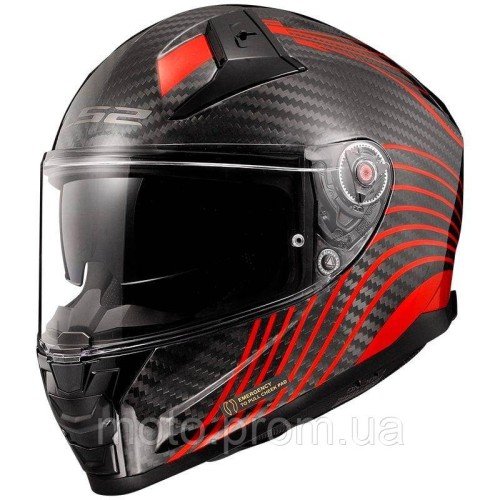 LS2 FF811 Vector 2 C Flux Gloss Red (XL)