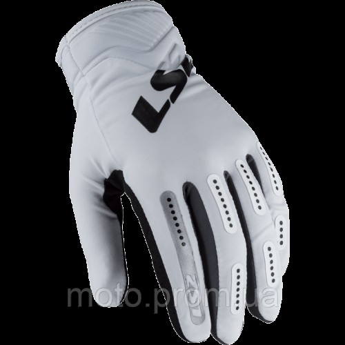 LS2 Bend Man Gloves White Grey (L) XXL