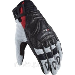 LS2 All Terrain Man Gloves Black Grey Red (L) S