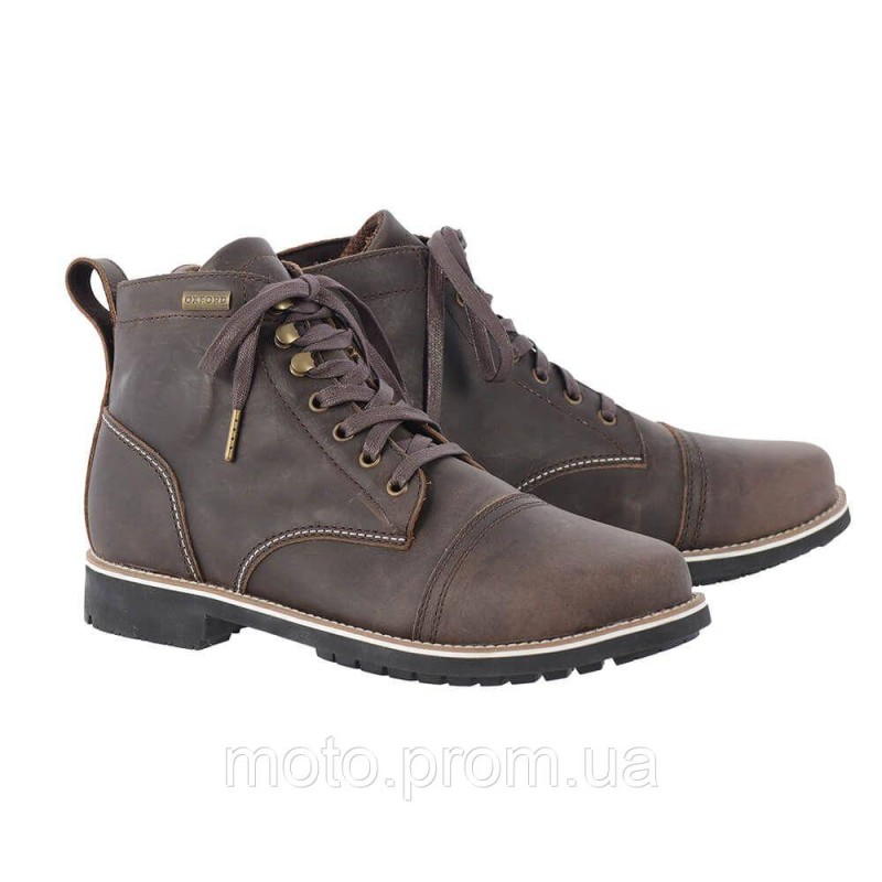 Мотоботи Oxford Digby MS Short Boot Wax Brown (45)
