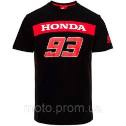 Official Dual Honda Marc Marquez 93 T-Shirt Black (S)