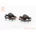 Гальмо Disk-brake переднє (F160/R140мм)+заднє (F180/R160мм), диски 160мм, кріпл. 6 болтів, чорні DX-2018