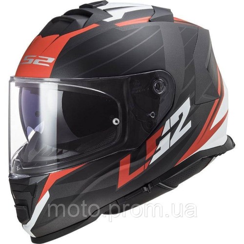 LS2 FF800 Storm 2 Nerve Matt Black Red (M) S