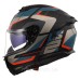 LS2 FF808 Stream 2 Road Matt Black Blue (S) M