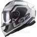 LS2 FF811 Vector 2 Metric White Titanium Silver (L)