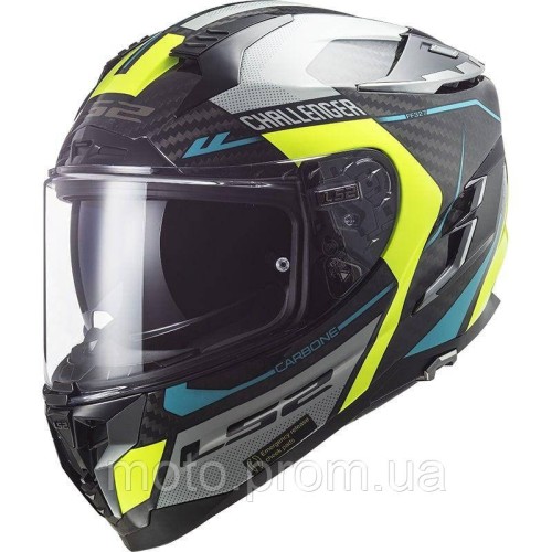 Мотошолом LS2 FF327 Challenger CT2 Thorn Hi-Vis Yellow (XL)