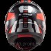 LS2 FF353 Rapid Stratus Gloss Black Red Silver (XL)