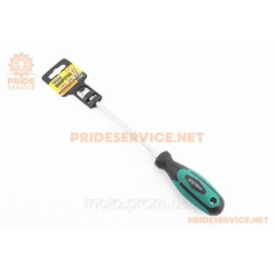 Викрутка магнітна шліцева HEX SL6x150мм ручка з TPR покриттям (45-8615)