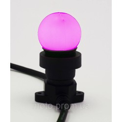 Лампочка LED 3W E-27 ріжева