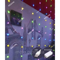 Штора-роса 100 led Штора-роса 100 led