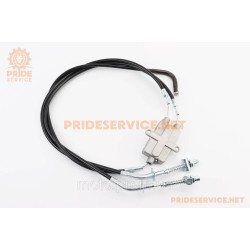 Трос тормозной двойной передний ATV 150-250cc (трос 141см; кожух 125см) Трос тормозной двойной передний ATV 150-250cc (трос 141см; кожух 125см)