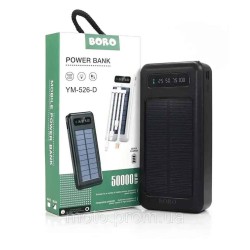 Повербанк 10000mAh 1USB Підставка+ Ліхтарик+ Кабель Lightning+ Micro+Type-C (білий) YM-5626-D Повербанк 10000mAh 1USB Підставка+ Ліхтарик+ Кабель Lightning+ Micro+Type-C (білий) YM-5626-D