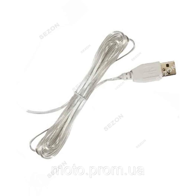 Кабель USB для запаювання, 3 м прозор