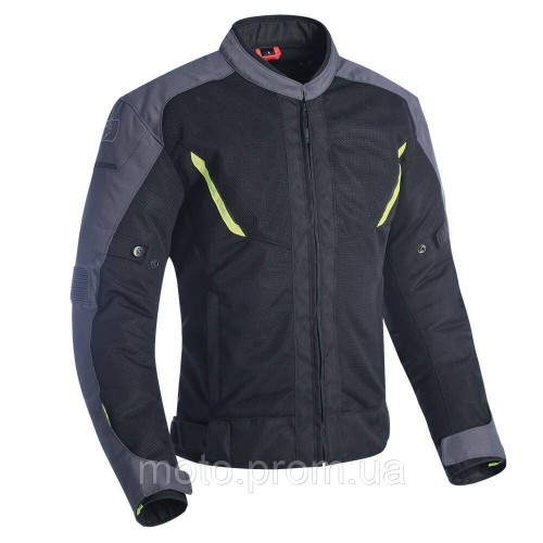 Мото куртка Oxford Delta 1.0 MS Air Jkt Black / Grey / Fluo (4XL)