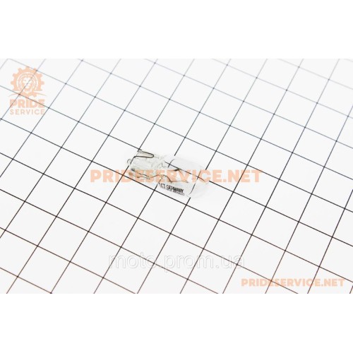 Лампа повороту (біла без цоколя) 12V/5W W5W