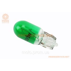 Лампа повороту (зелена без цоколя) 12V/3W T10 Лампа повороту (зелена без цоколя) 12V/3W T10