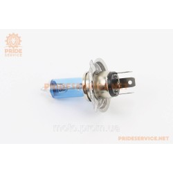 Лампа фари галоген H4 P43T 12V 18/18W синя