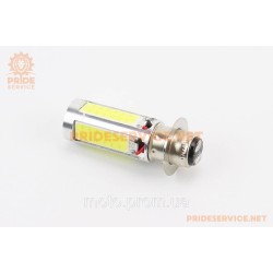 Лампа фари діодна P15D-25-1 - LED-4+1(лінза)