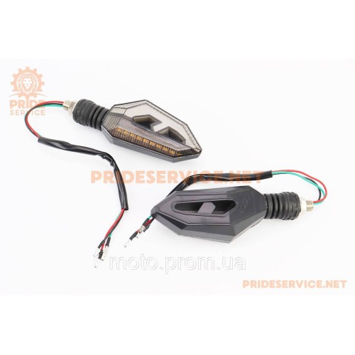 Поворот діодний на гнучкій ніжці + стоп-сигнал/габарит LED 
