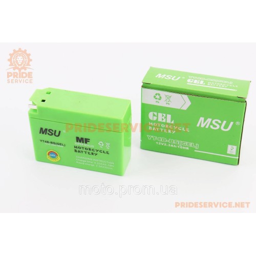 Акумулятор 12V2,3Ah YT4B-BS GEL (L115*W39*h87мм) 