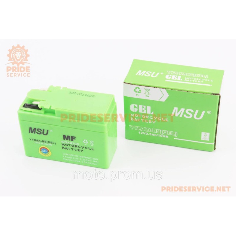 Аккумулятор 12V2,3Ah YTR4A-BS GEL (L115*W49*H85мм)
