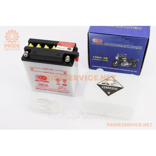 Акумулятор 12V5Ah 12N5-3B кислотний (L120*W60*H130мм) 