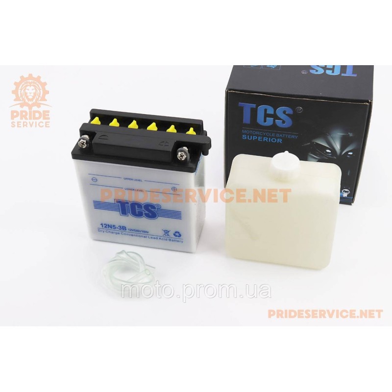 Акумулятор 12V5Ah 12N5-3B кислотний (L120*W60*H130 mm)