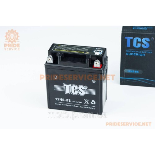 Акумулятор 12V5Ah 12N5-BS GEL (L120*W60*H130мм) 