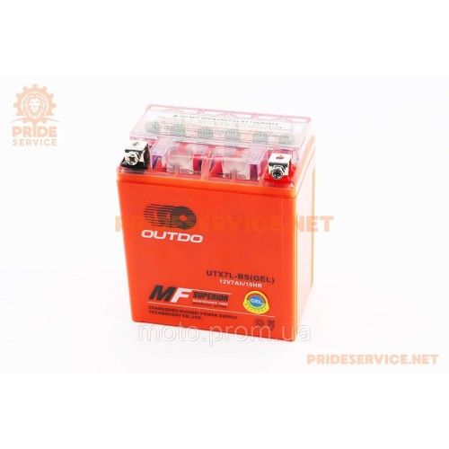 Аккумулятор 12V7Ah UTX7L-BS GEL (L113*W70*H132mm) 