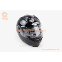 Шлем интеграл, закрытый ZS-811 Solid L, ЧЁРНЫЙ Шлем интеграл, закрытый ZS-811 Solid L, ЧЁРНЫЙ