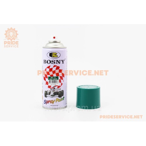 Фарба акрилова, темно-зелений, Аерозоль 400ml (№13)